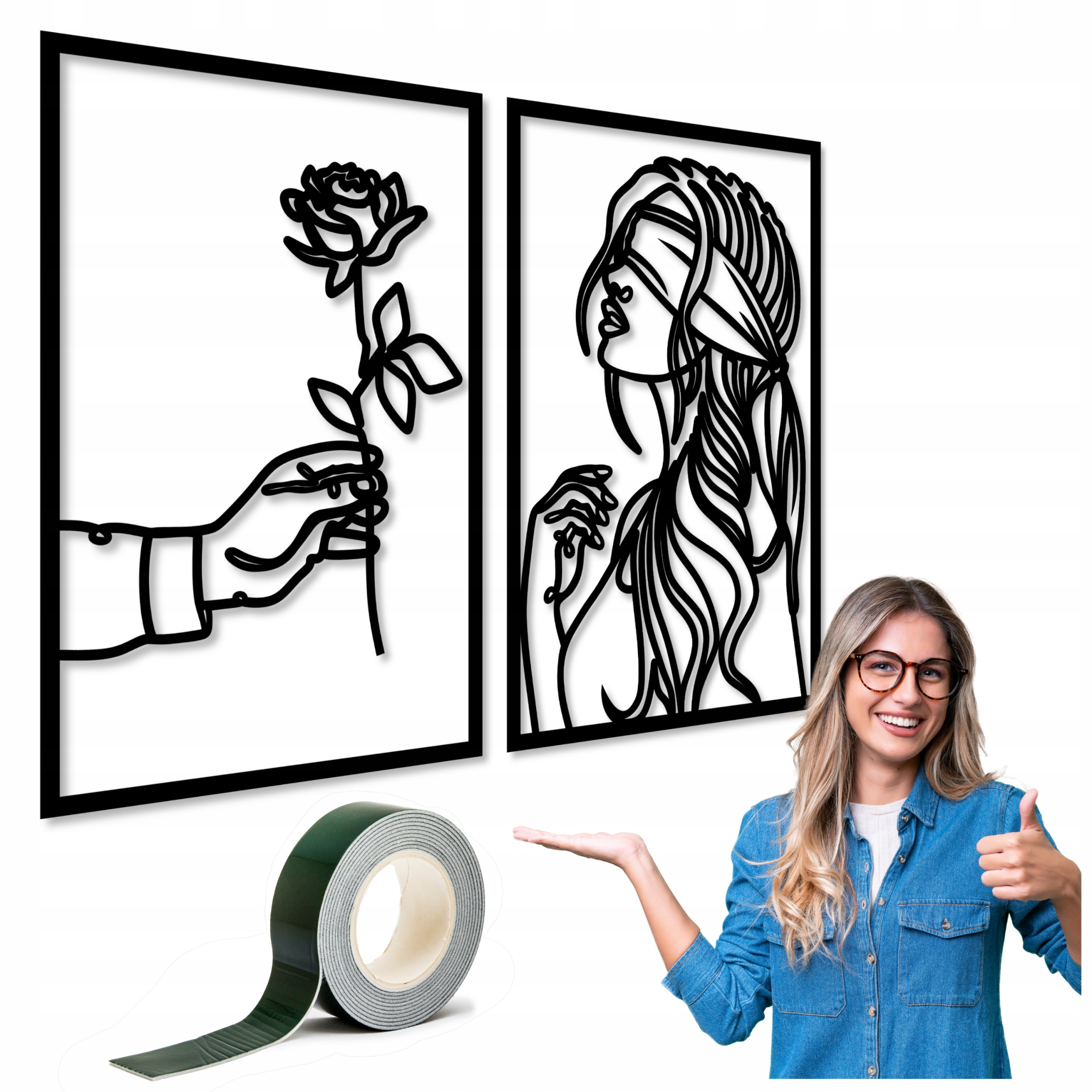 Nástěnná Dekorace Obraz Obrazy Obývacího Pokoje Na Zeď 110 cm