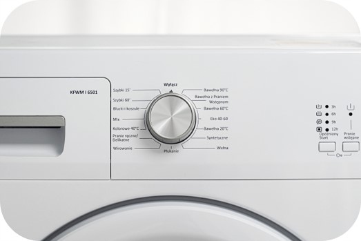 Pralka Kernau KFWM I 6501 wsad 6 kg 15 programów Model KFWM I 6501