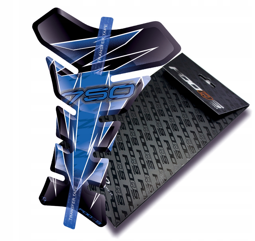 Tank-pad od firmy Fooqs pro Kawasaki Z-750 Modrý