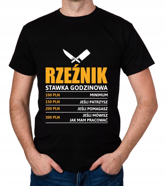 

koszulka Rzeźnik stawka godzinowa prezent