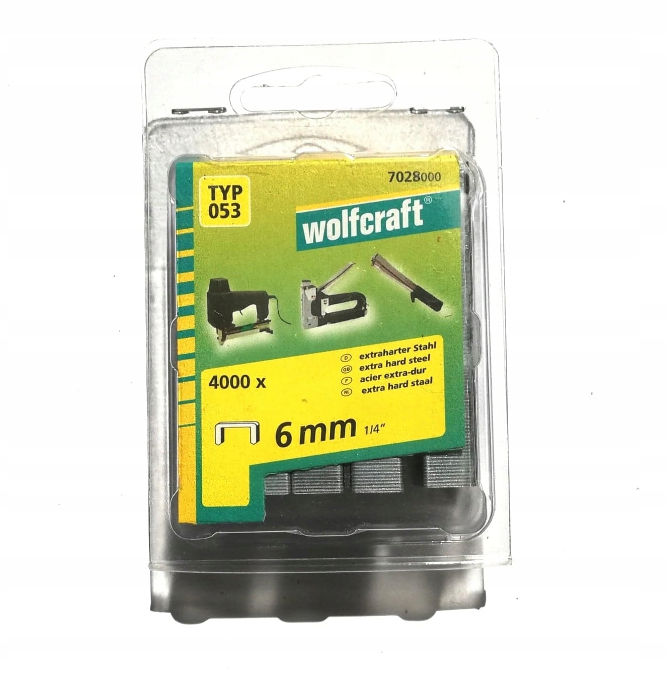 

Zszywki Typ 53 6 mm Wolfcraft 4000 sztuk