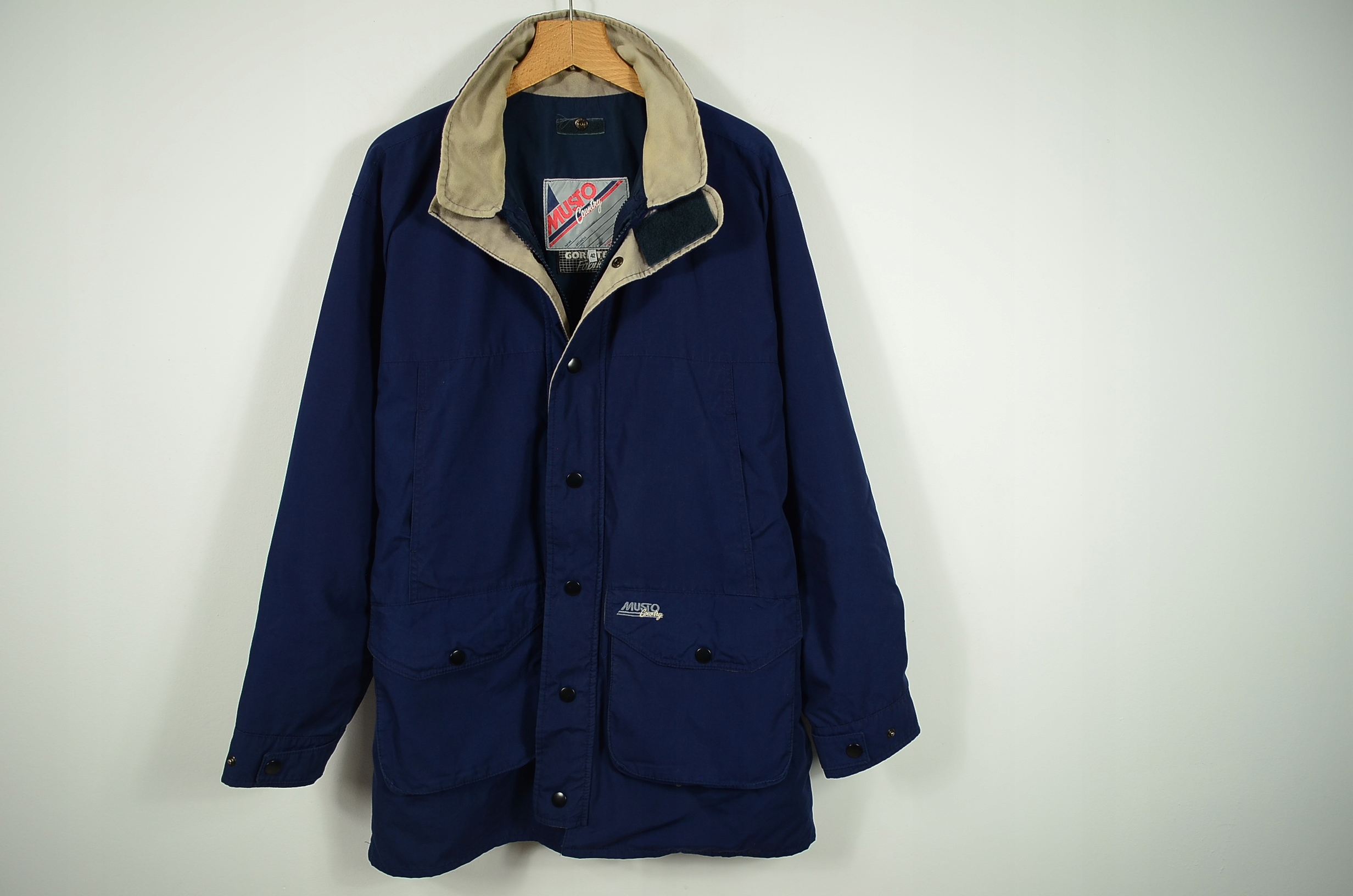 MUSTO COUNTRY _ MĘSKA KURTKA VINTAGE OUTDOOR GORETEX JACKET _ L