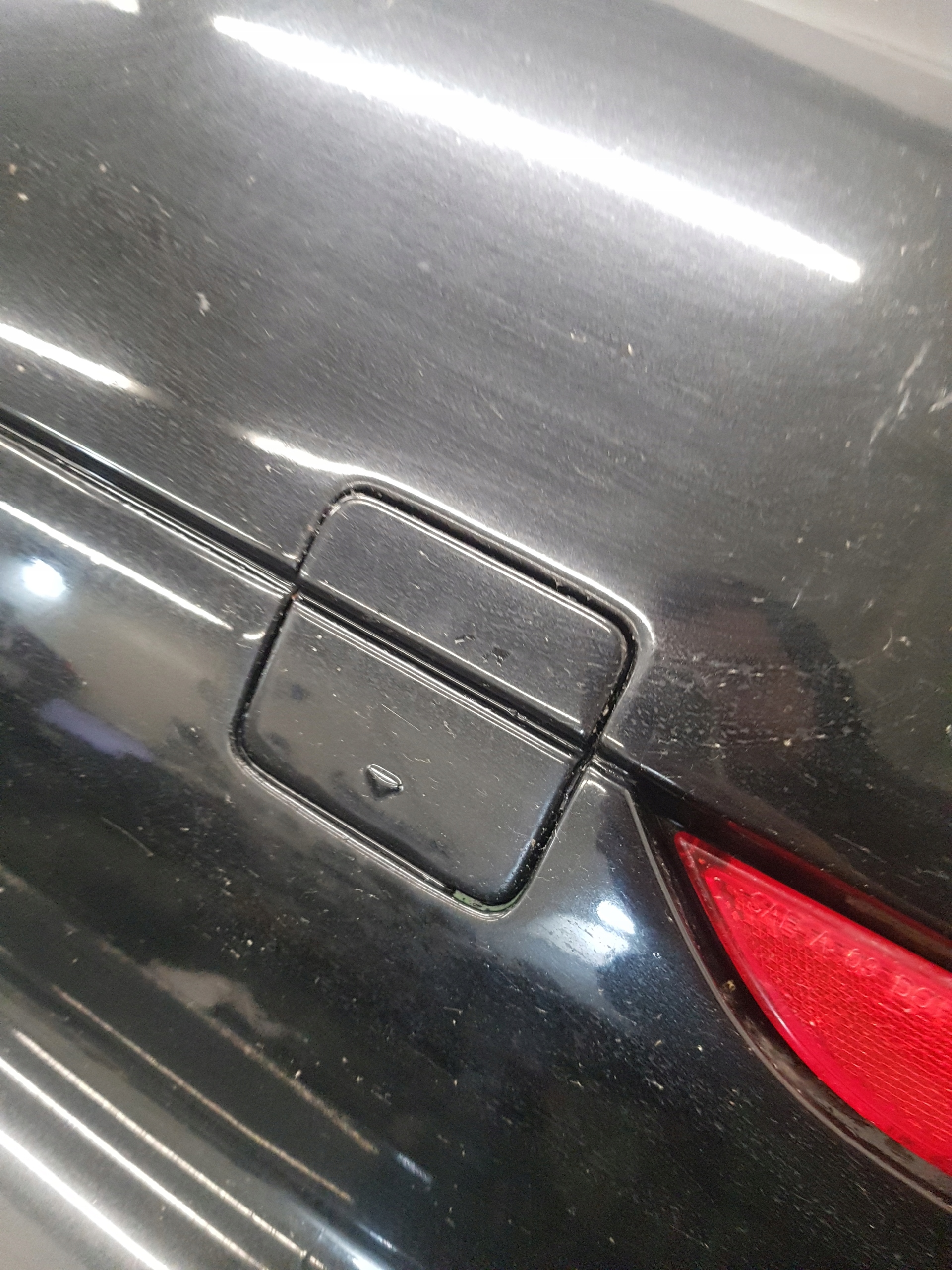 bumper rear part rear BMW E60 2003 4xPDC sedan BLACK SAPPHIRE METALLIC