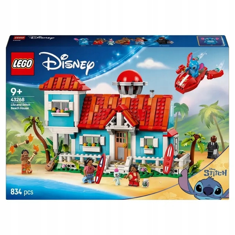 Lego Disney Domeček na pláži Lilo a Stitcha 43268