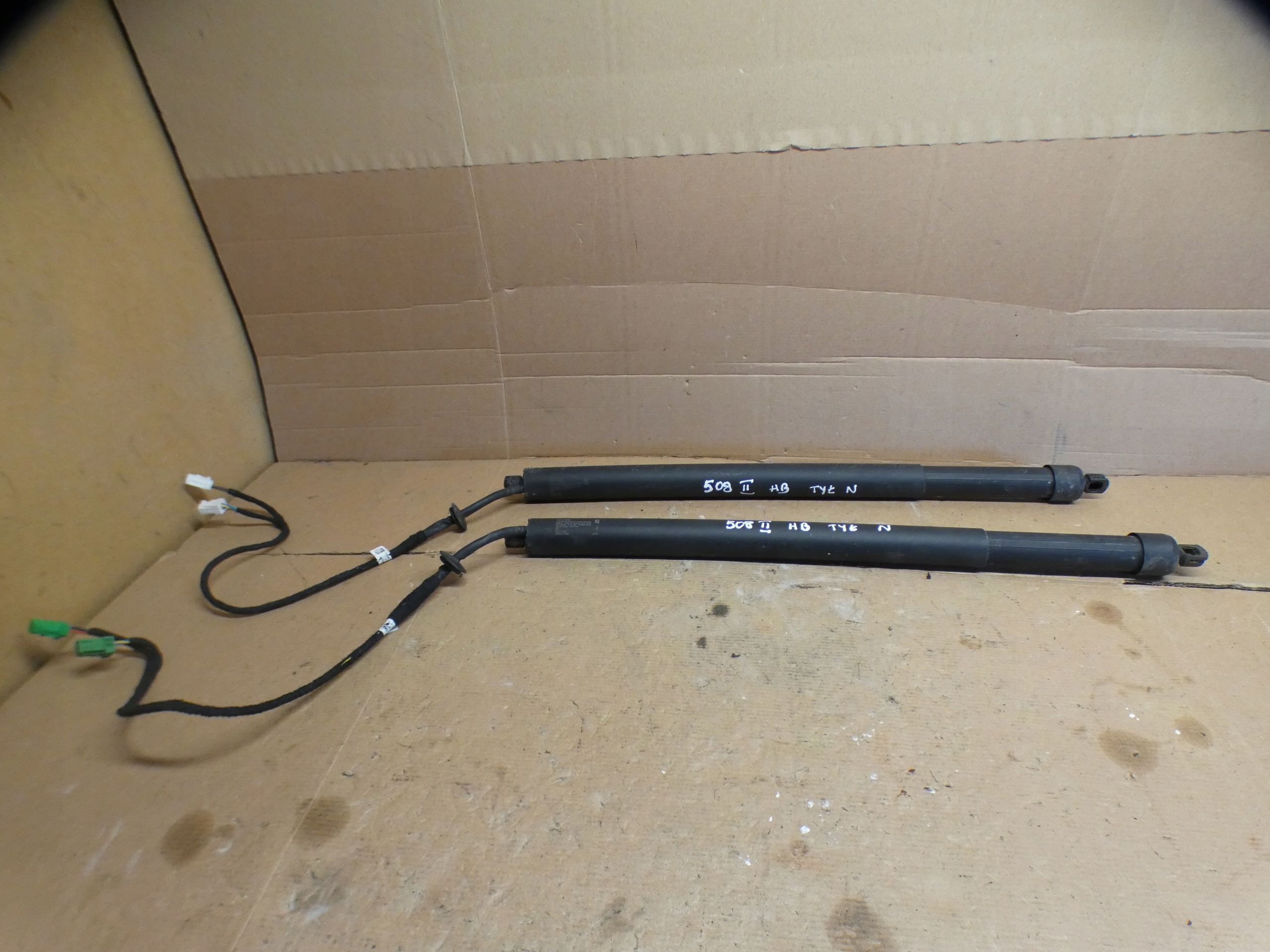 left right damper electrical bonnet rear part PEUGEOT 508 II