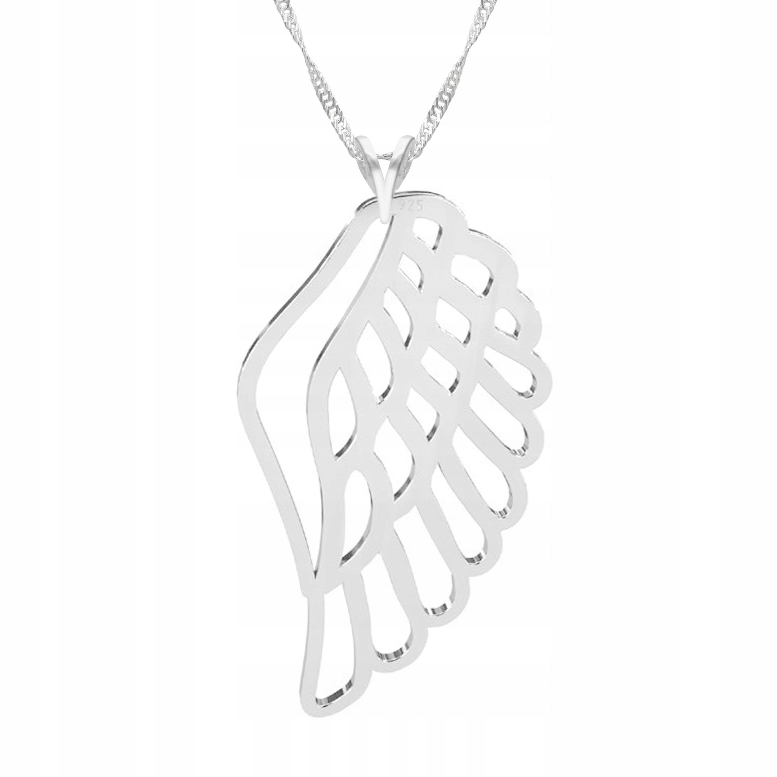 Stříbrný náhrdelník s andělským křídlem Andělské křídlo Anděl Stříbro 925