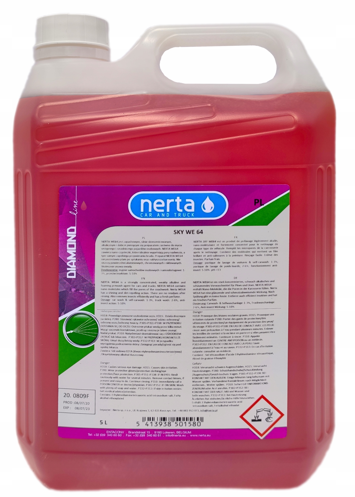 

Nerta Aktywna Piana sky we 64 Efekt śniegu 5L Nano