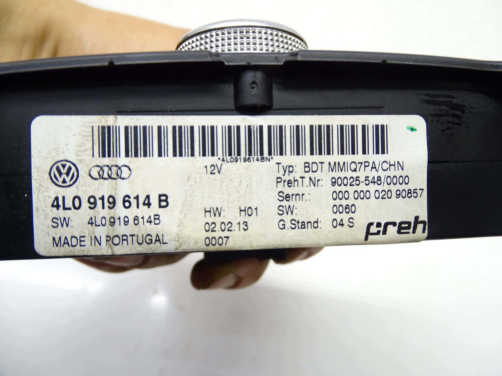 PANEL switch of control RADIA MMI navigation devices AUDI Q7 4L 4L0919614B