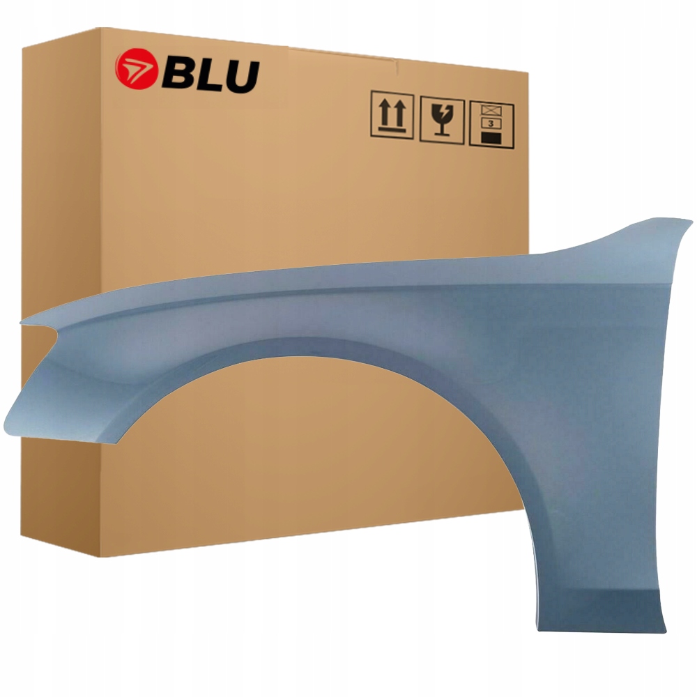 Blu Blatník Audi A4 B8 S4 LX5X levý modrý 07-11 přední pozink