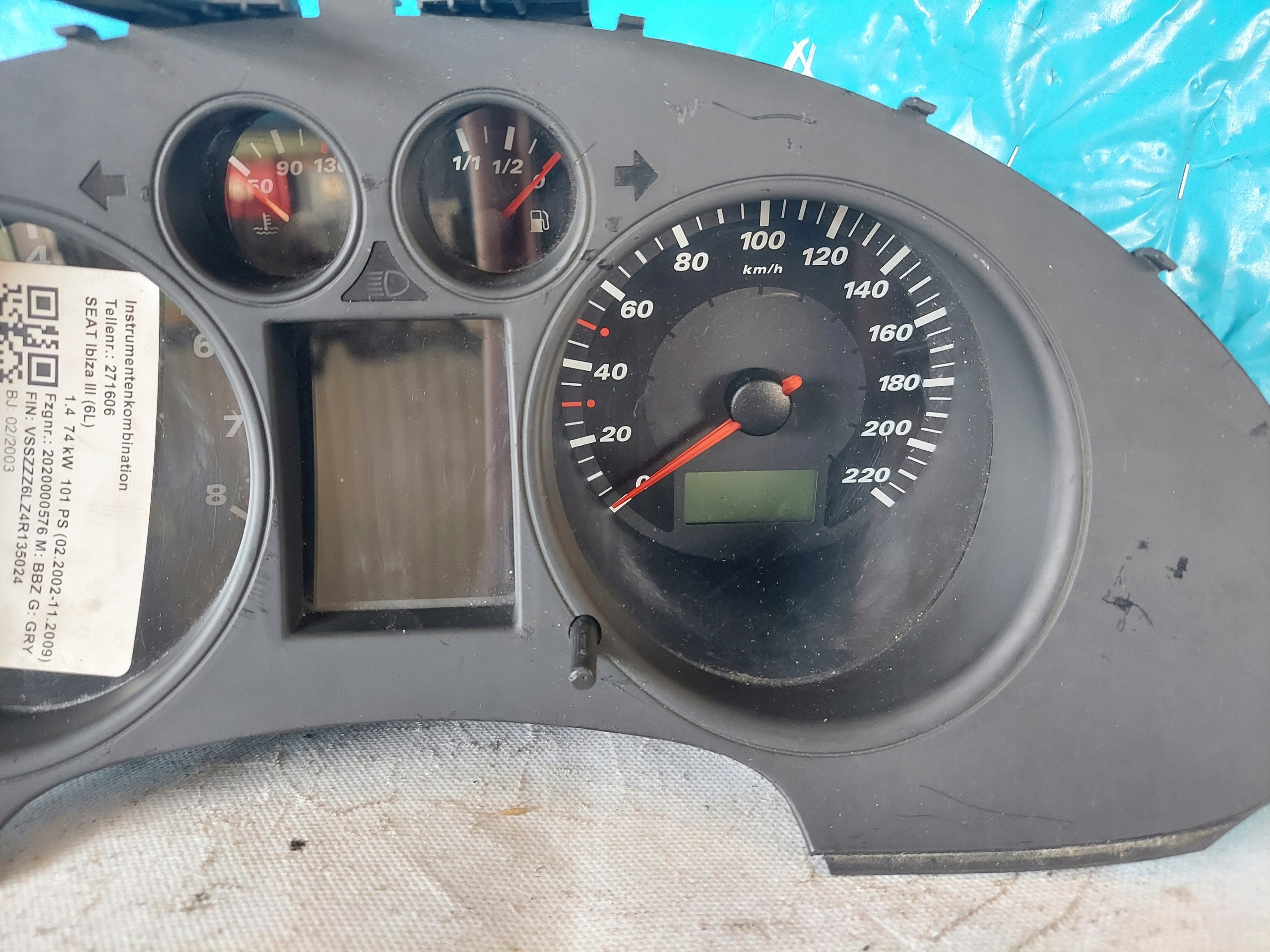 dials clock IBIZA 6L 1.4 16V 06L920801C