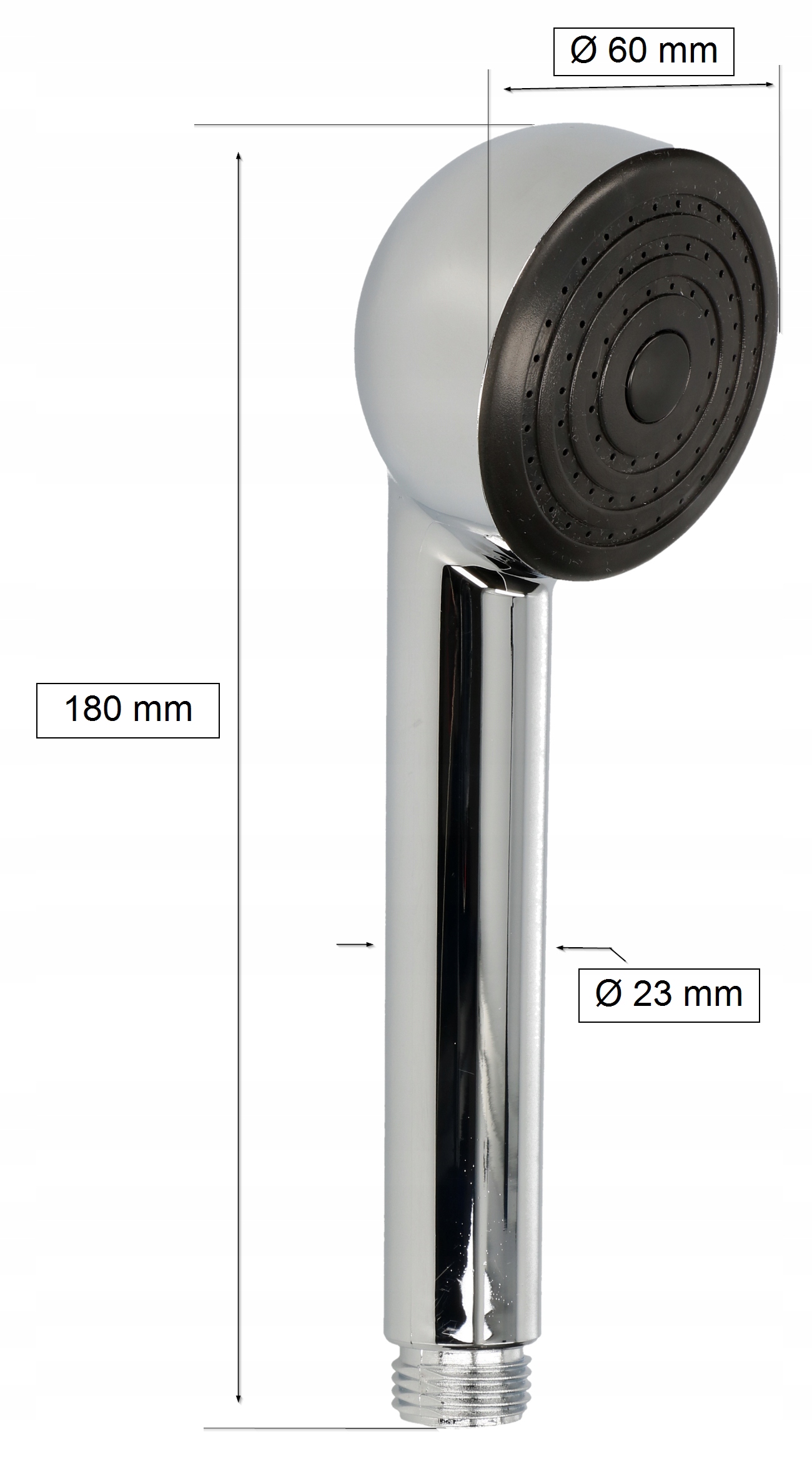 SŁUCHAWKA PRYSZNICOWA 180X60 MM 1-FUNKCYJNA Marka Kotarbau