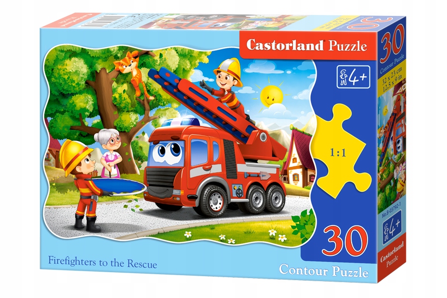 

Puzzle 30el. Firefighters to Resuce Castorland