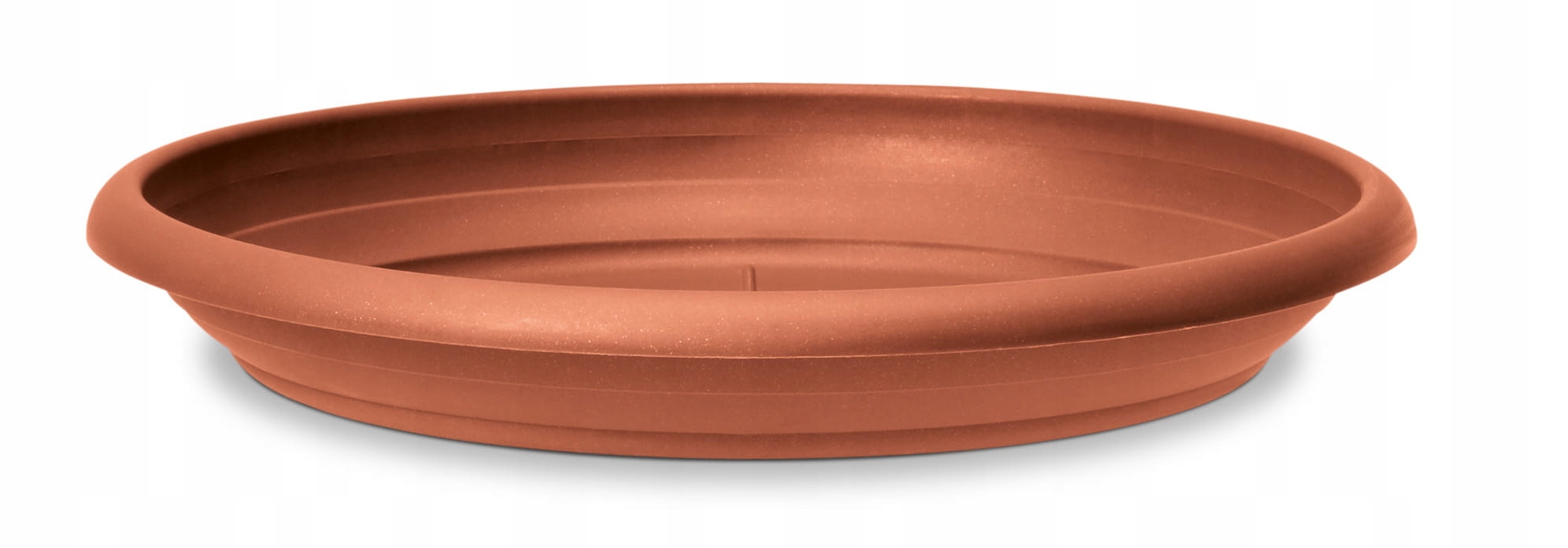 Velmi velká podložka pod květináč Scheurich Linda kulatá 78 Terracotta