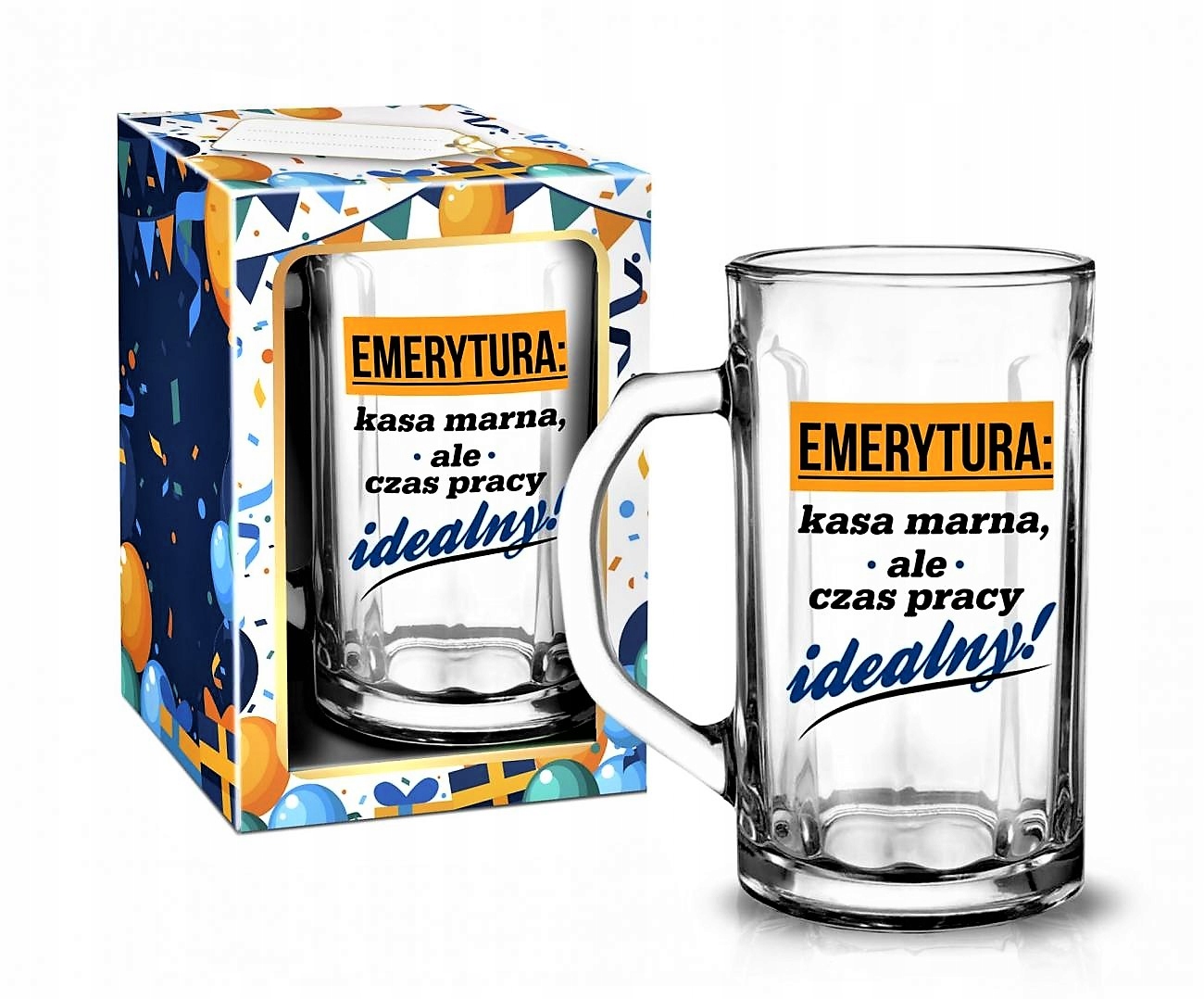 

Śmieszny Kufel Do Piwa Dla Emeryta 500ml