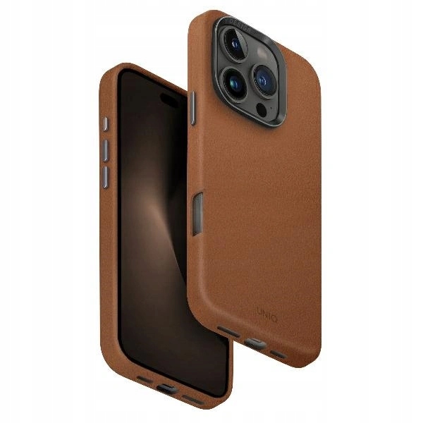 Pouzdro Uniq Lyden pro Apple iPhone 16 Pro s magnetickým nabíjením karamel /karamelové