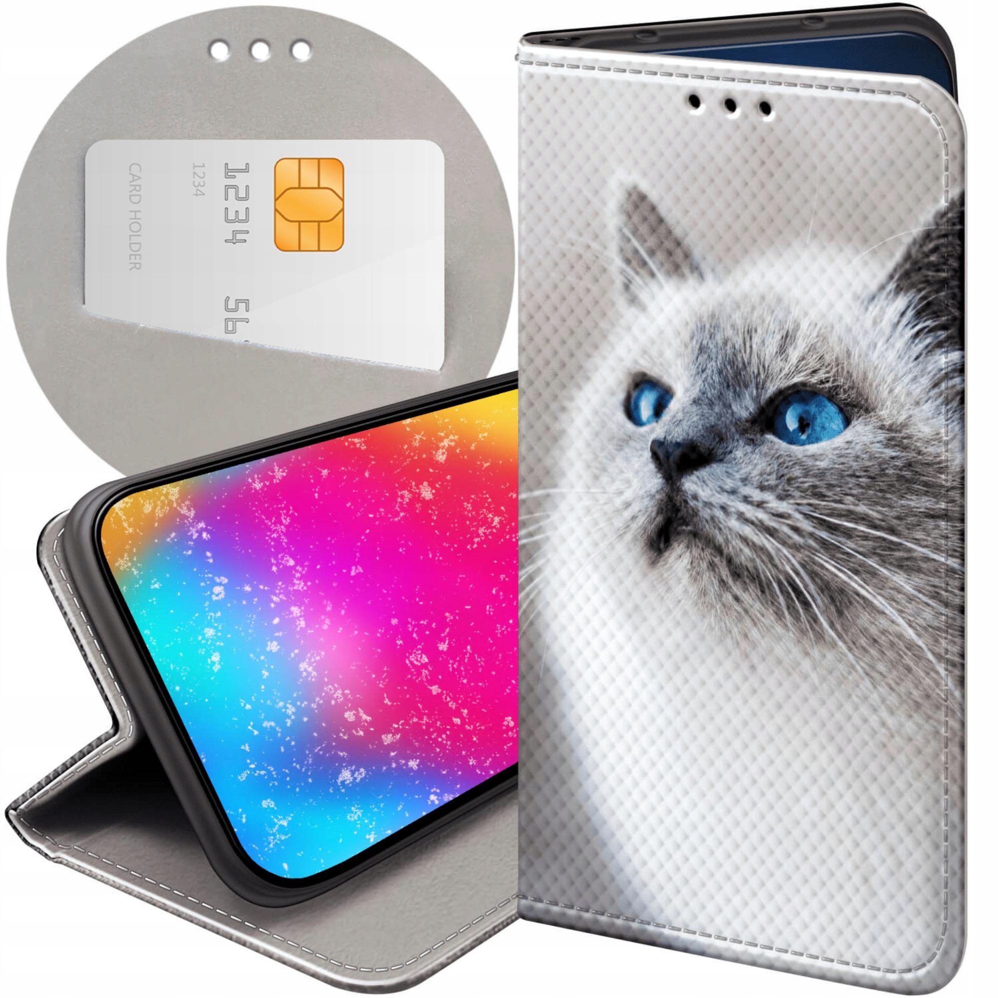 Etui Z Klapką Do Samsung Galaxy S24 Fe Animals Zdjęcia Zwierzęta Case