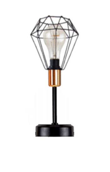 

Lampa Biurkowa Stołowa Na Stół Czarna LB30-126 Led
