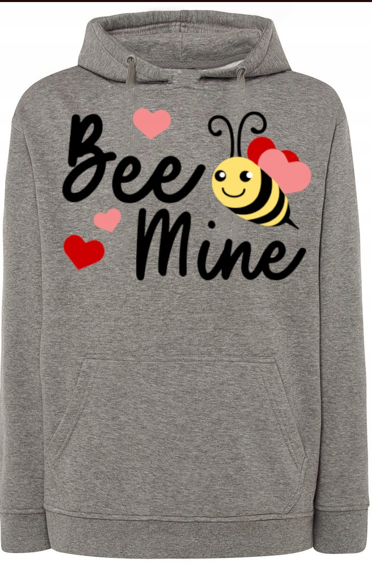 Be Mine Valentýnská včela Mikina s potiskem vel. 4XL