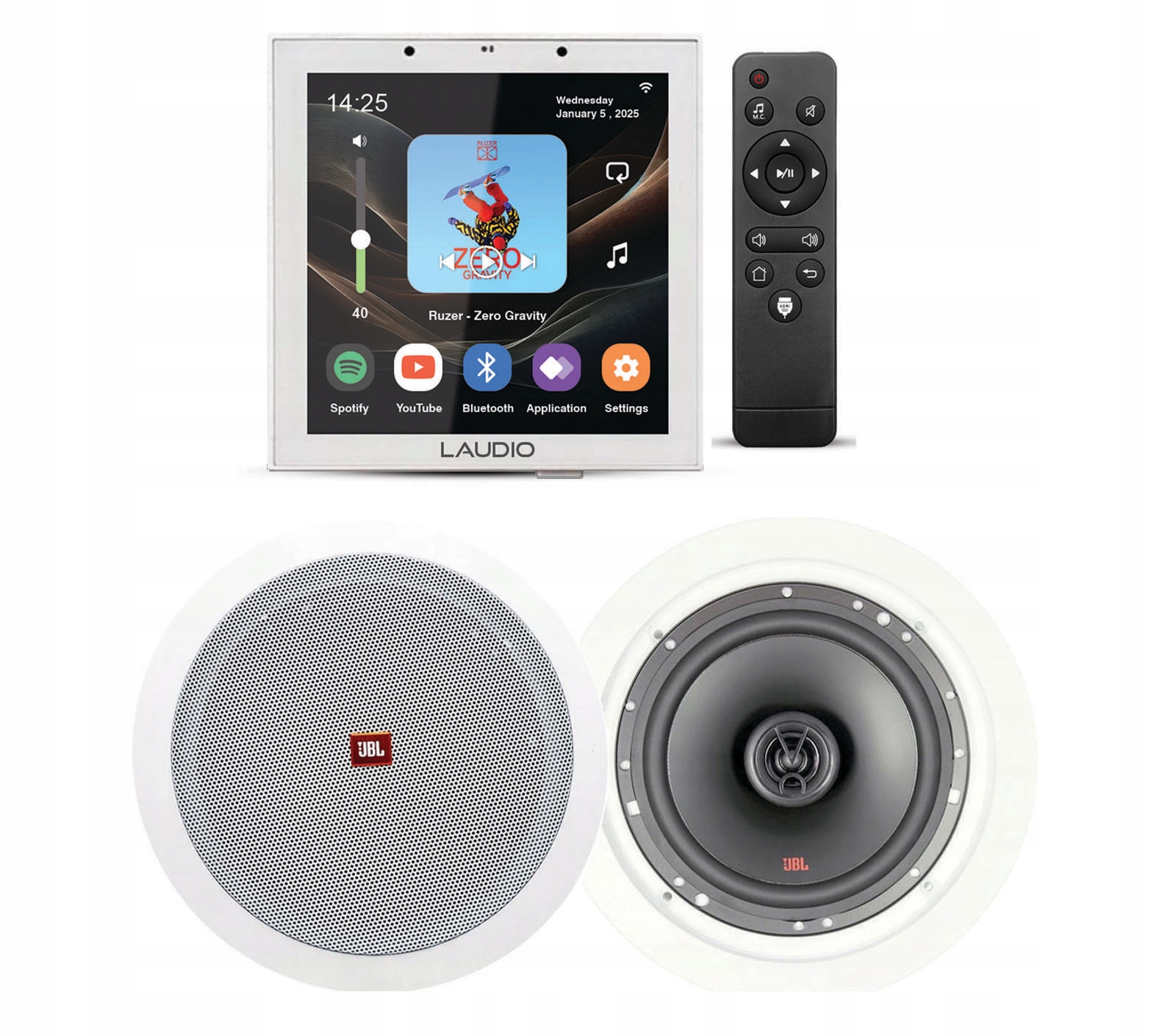 Laudio W40WIFI Internetové Podomietkové Rádio S Bt/usb Jbl 2X 40W