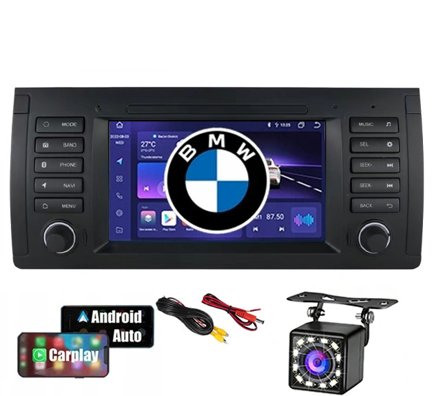 Radio samochodowe ALLNOEL BMW 5 E38 E39 X5 E53 M5 2-DIN