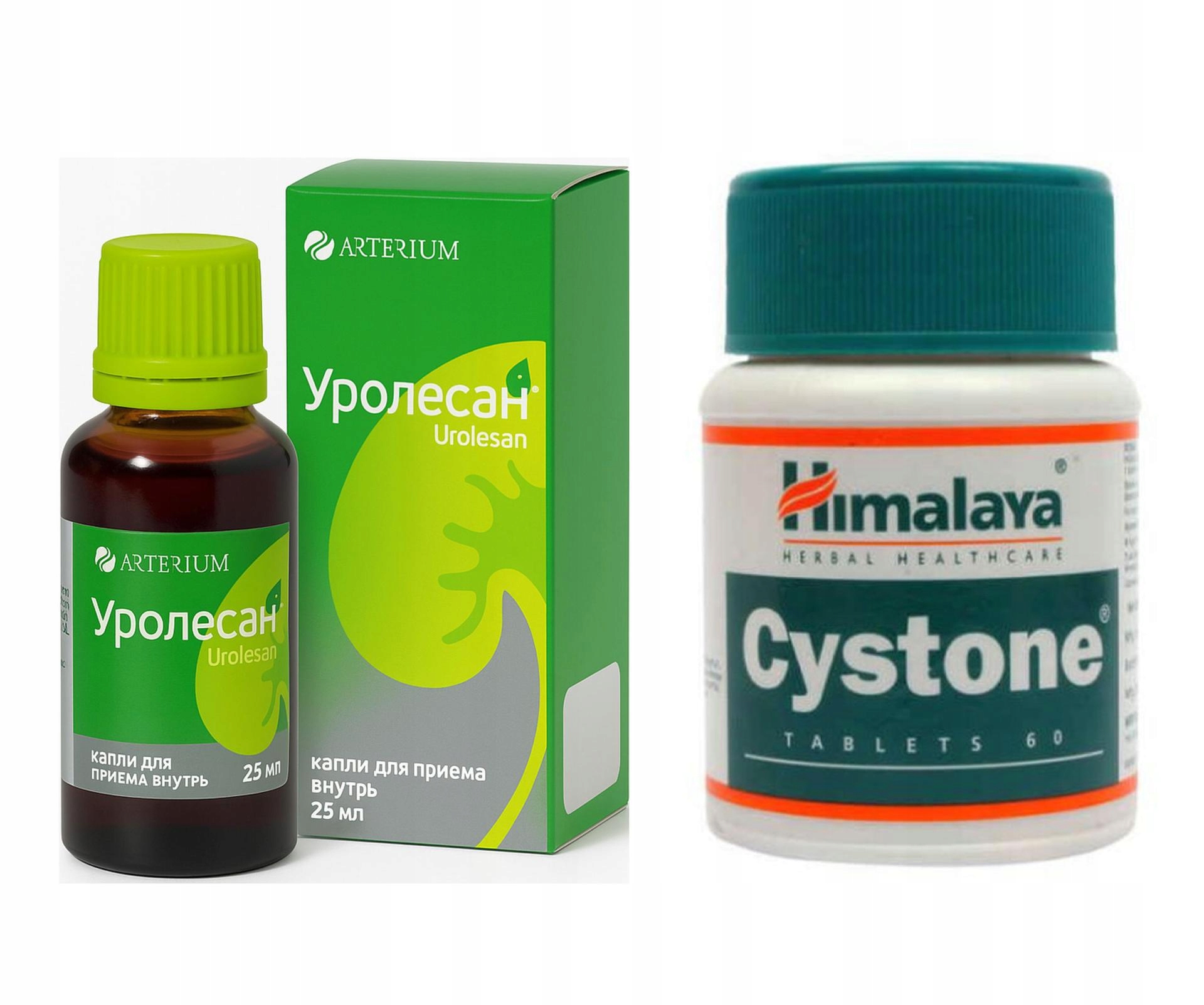 Urolesan nerki drogi moczowe i żółciowe Cystone Himalaya nerki 60 tab.
