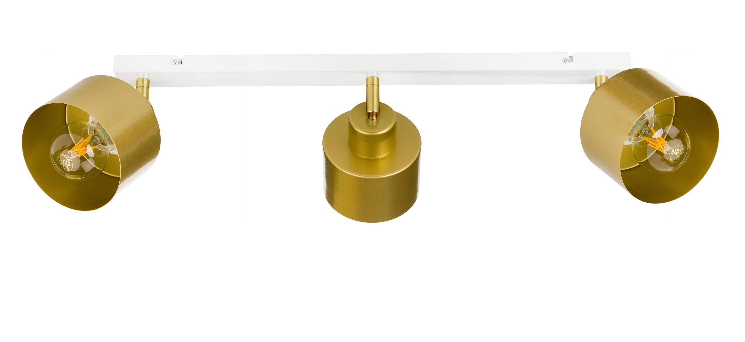 Lampa stropní svítidlo stropní lustr pohyblivý loft zlatý