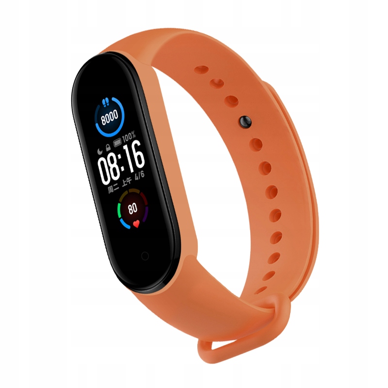 

Opaska Zamienna Pasek do Xiaomi Mi Band 5 Orange