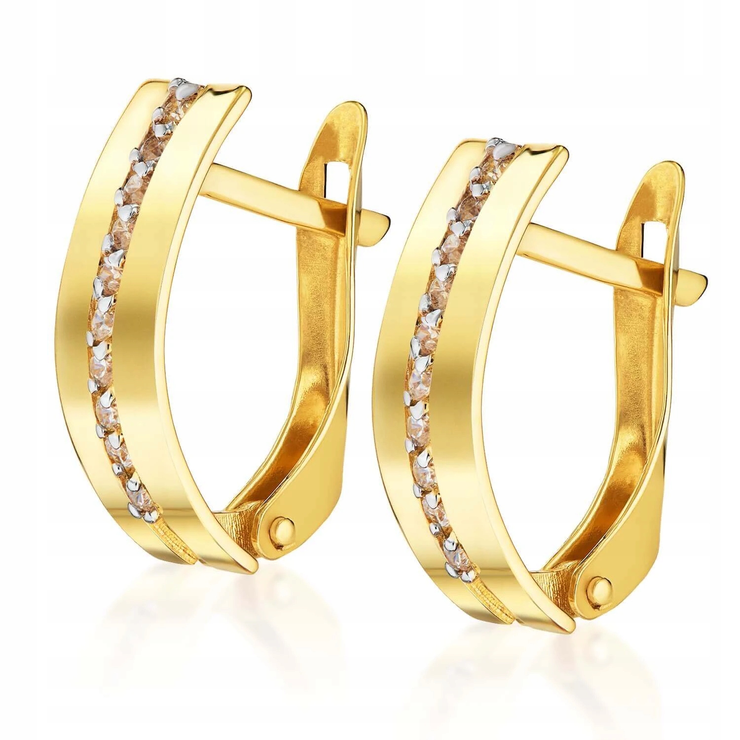 Zlaté náušnice Mona ryzost 585