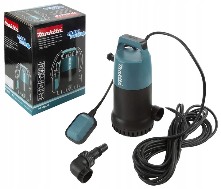 Ponorná pumpa na čistú vodu 800 W 220 l/min Makita PF0800