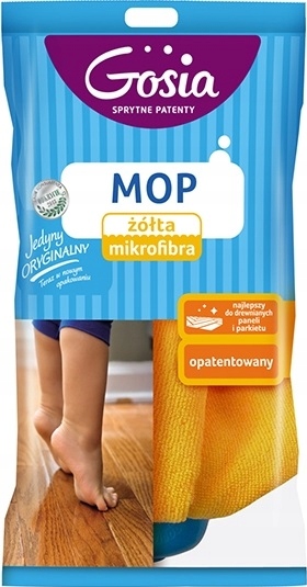 

Gosia żółta mikrofibra sukienka wkład do mopa
