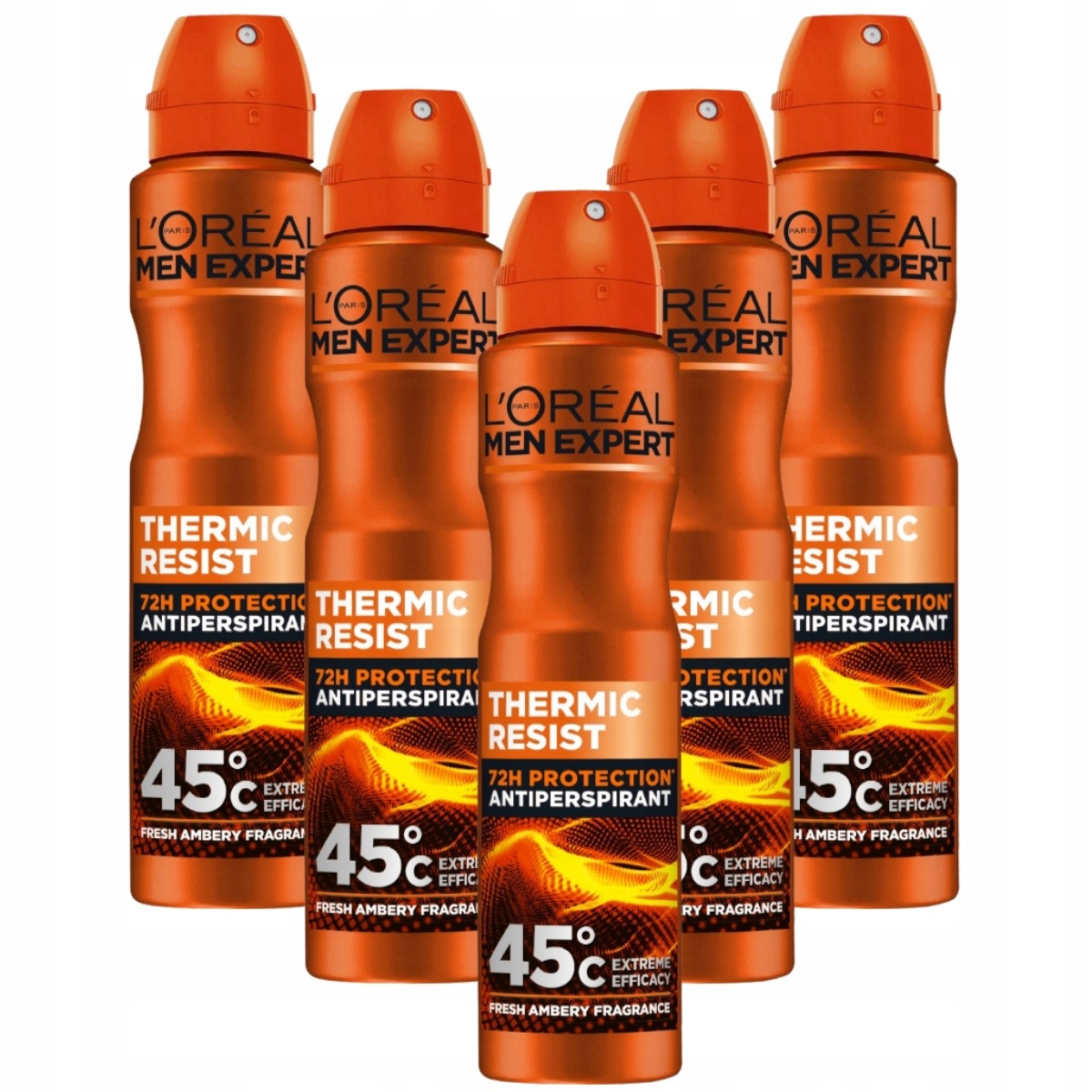 L'Oreal Men Expert Thermic Resist Antiperspirant sprej pro muže 5 x 250 ml