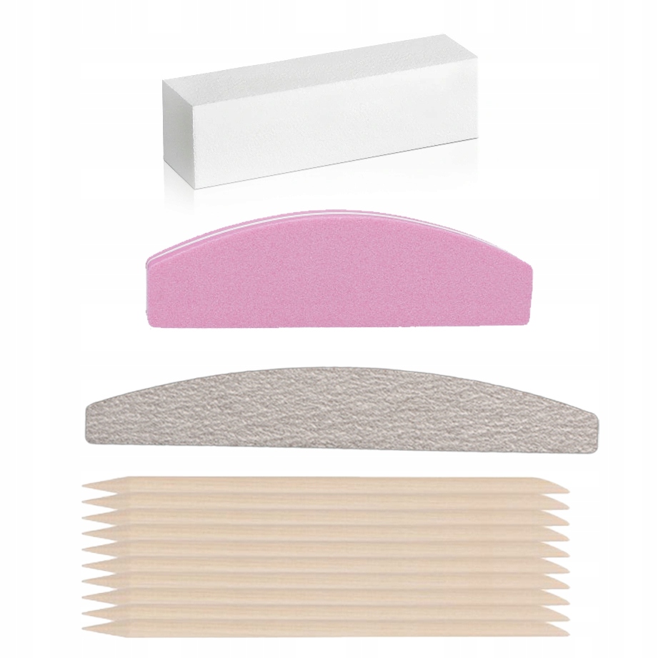 

Zestaw do paznokci Manicure pilnik patyczki blok