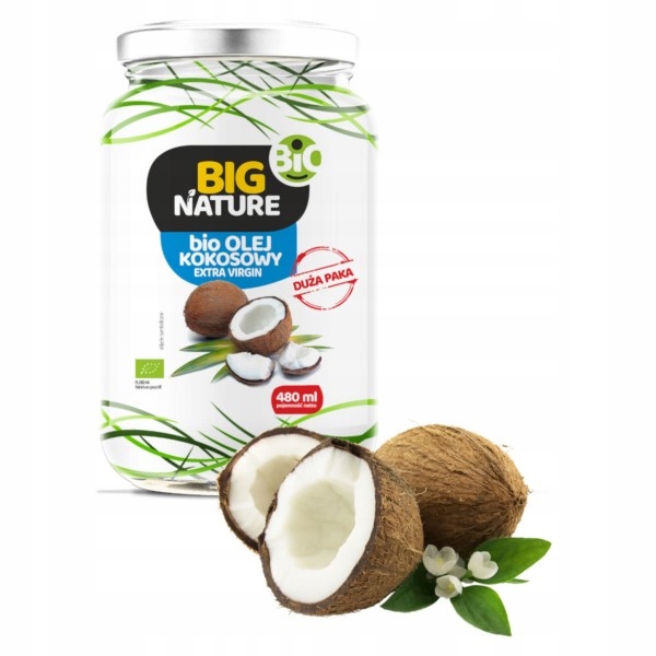 Big Nature Olej kokosowy extra virgin BIO 480 мл