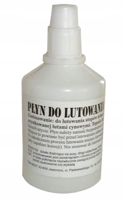 KWAS LUTOWNICZY DO LUTOWANIA OCYNKU 100ml TOPNIK
