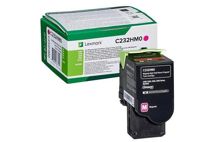 Originálny toner Magenta Lexmark C2325 (C232HM0)