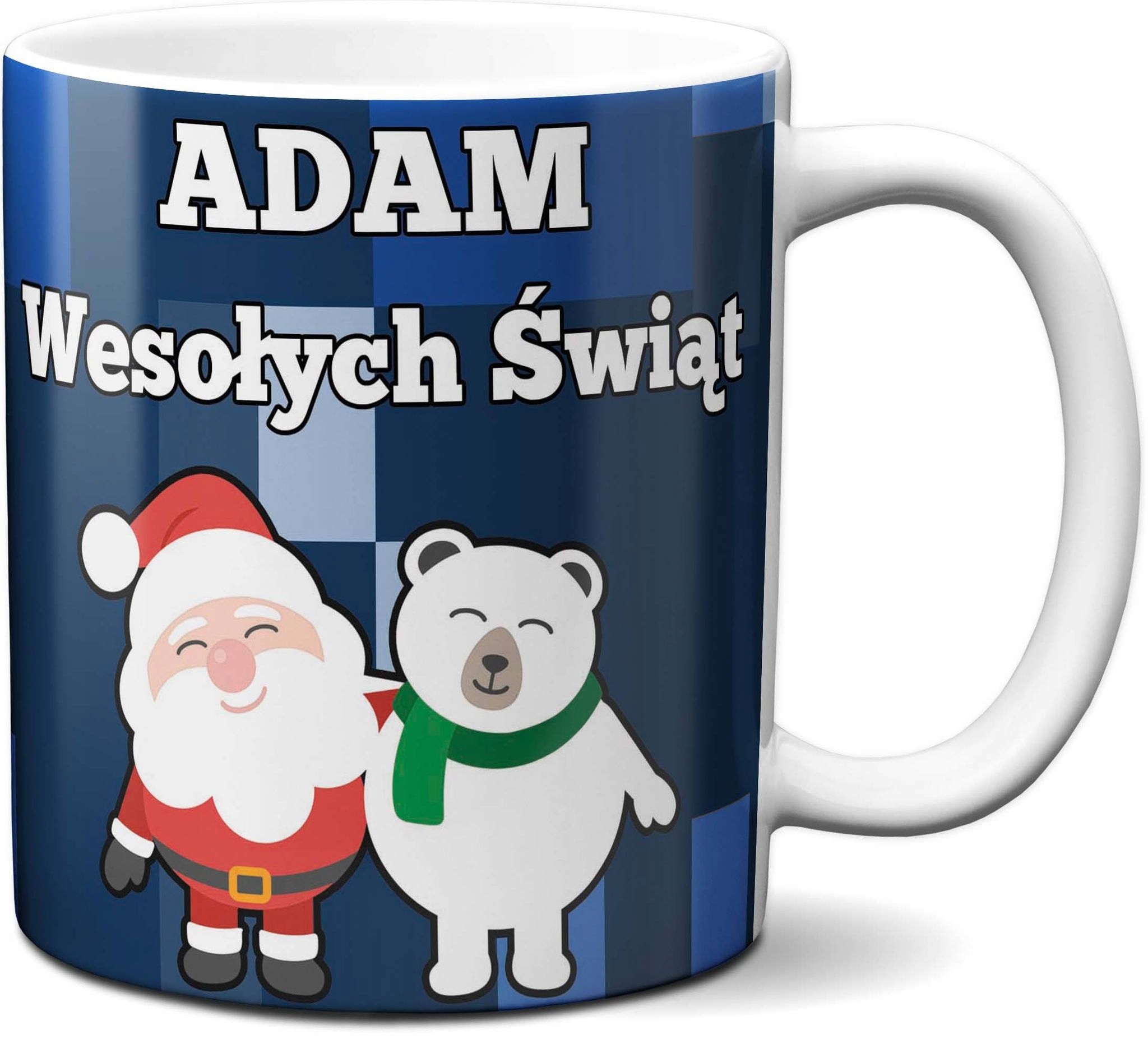 

Kubek Wesołych Świąt Święta Upominek+ Imię