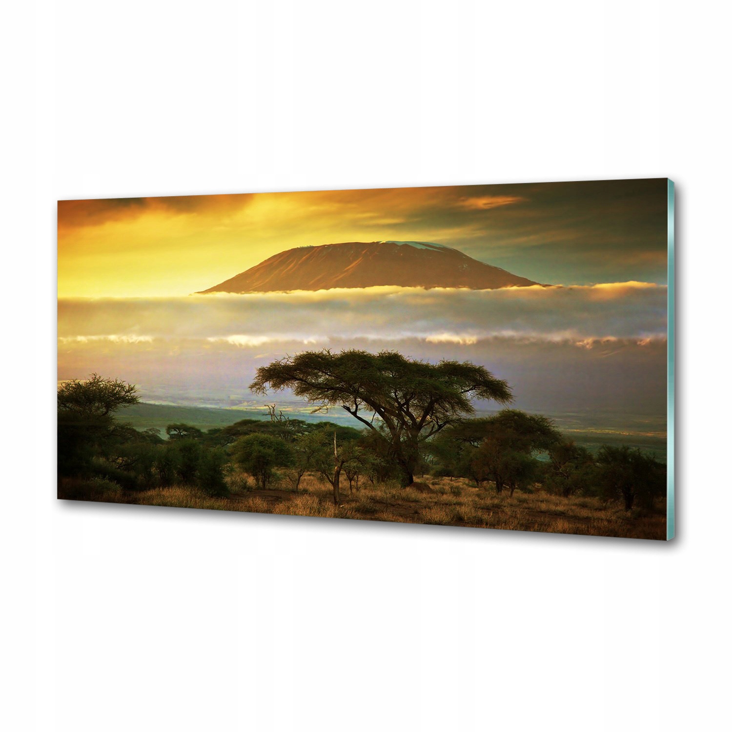 Panel do kuchyně Kilimandžáro Keňa 100x50 Lepidlo