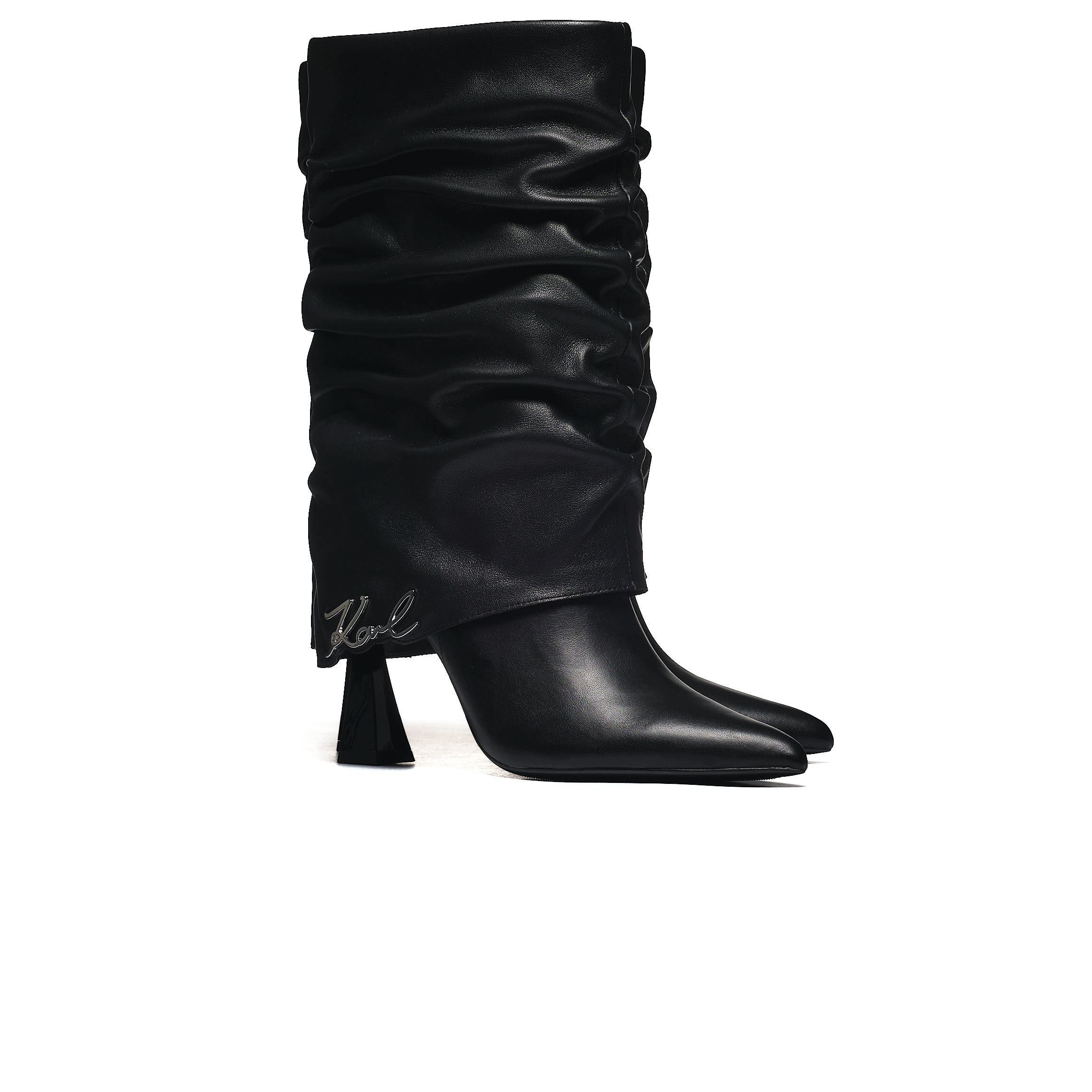 Botki Karl Lagerfeld Debutante Midi Slouch Boot 40 Damskie