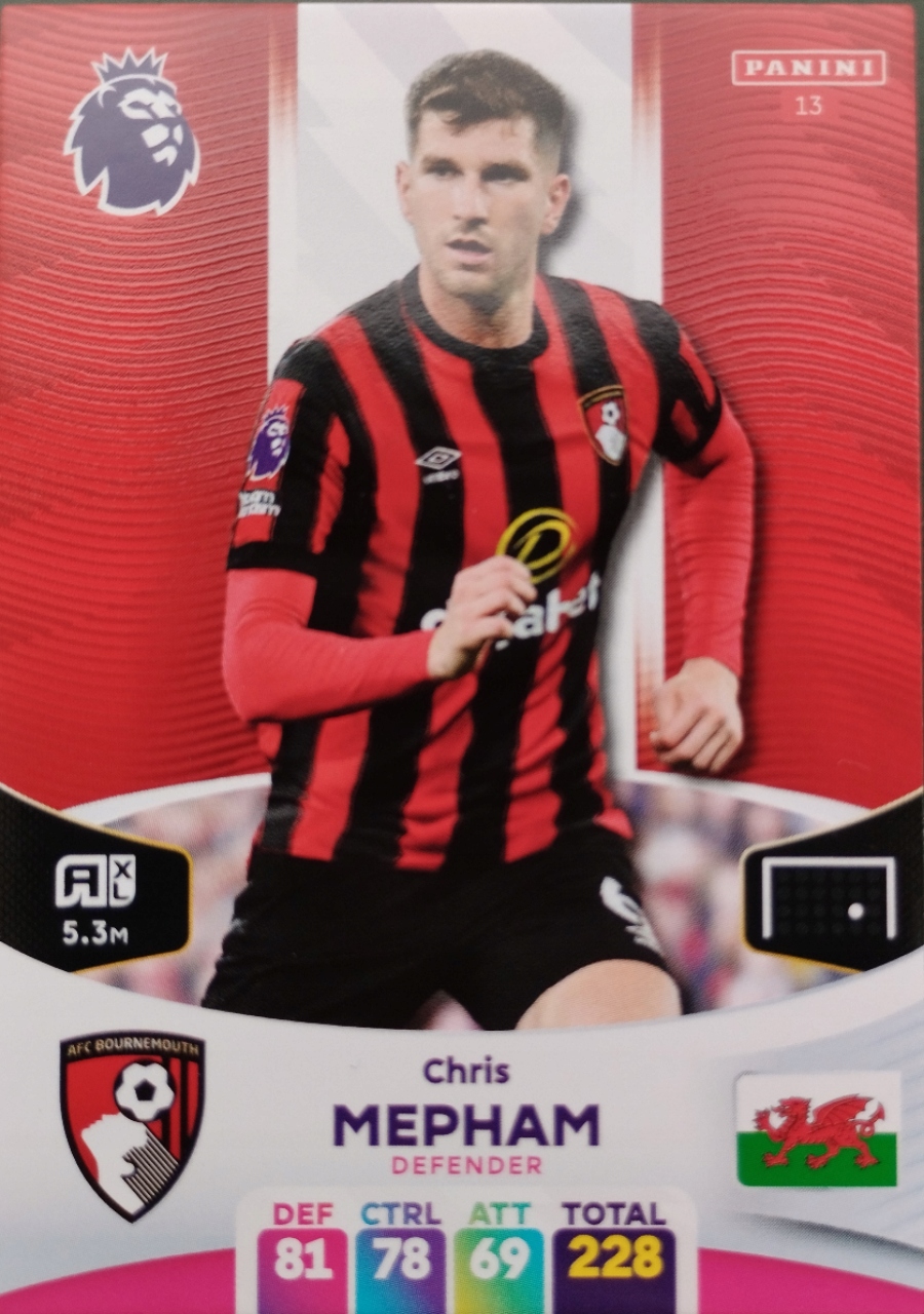 Premier League 2024 Bournemouth 13 Chris Mepham
