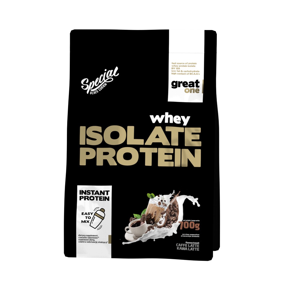 Protein Wpi Whey Isolate Protein Black Edition 700 g Caffe Latte