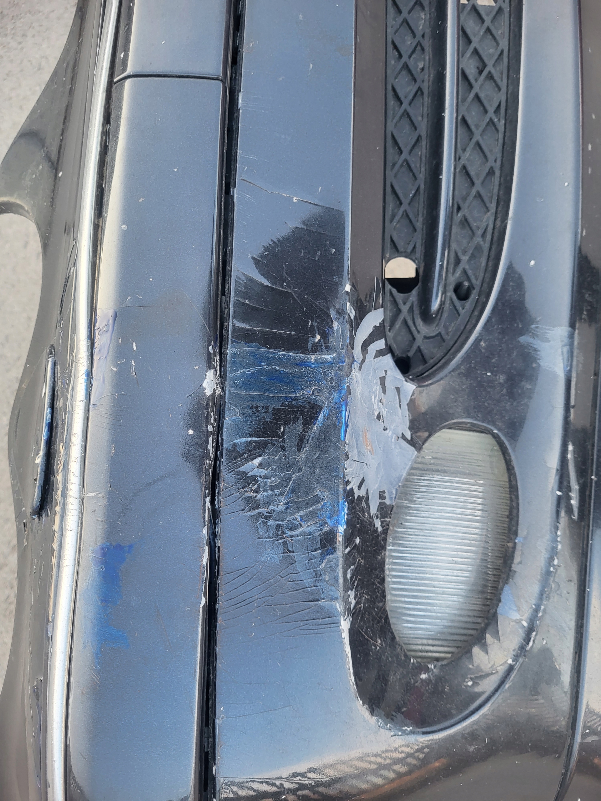 bumper front front MERCEDES W203 washers