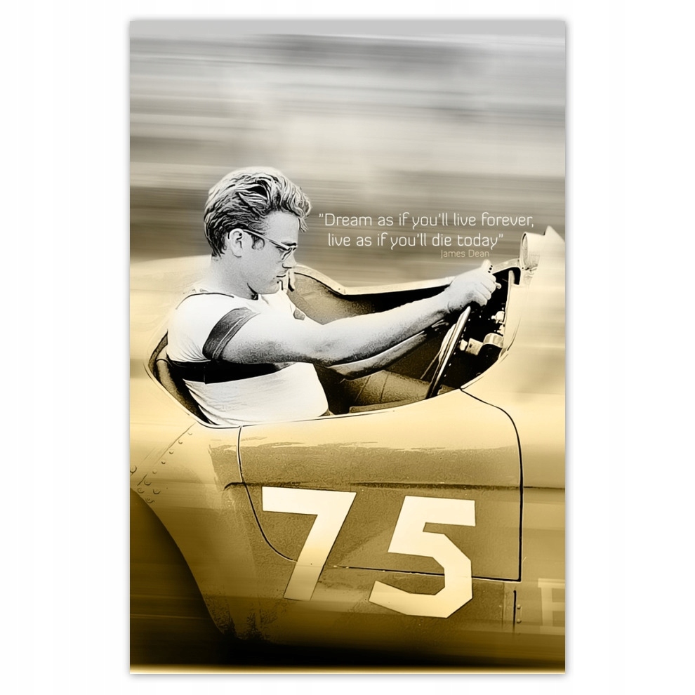 

Plakaty 62x93 James Dean w samochodzie