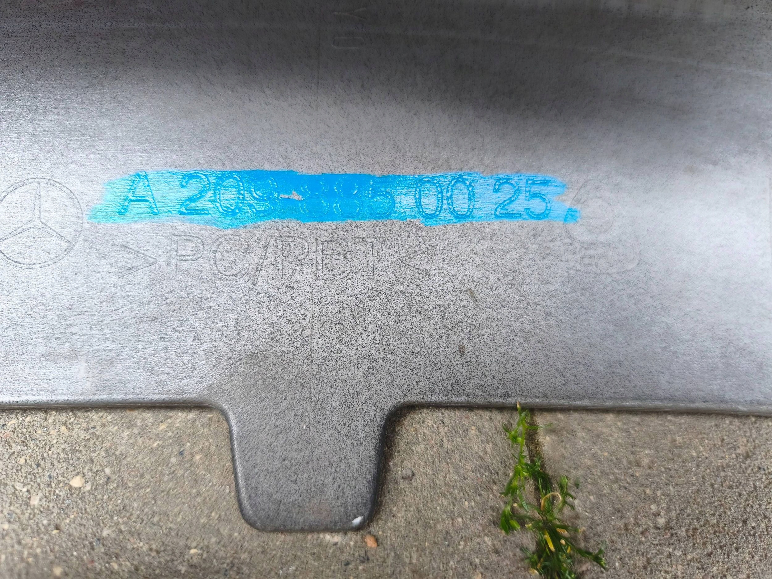 Mercedes Clk W209 02- bumper front front