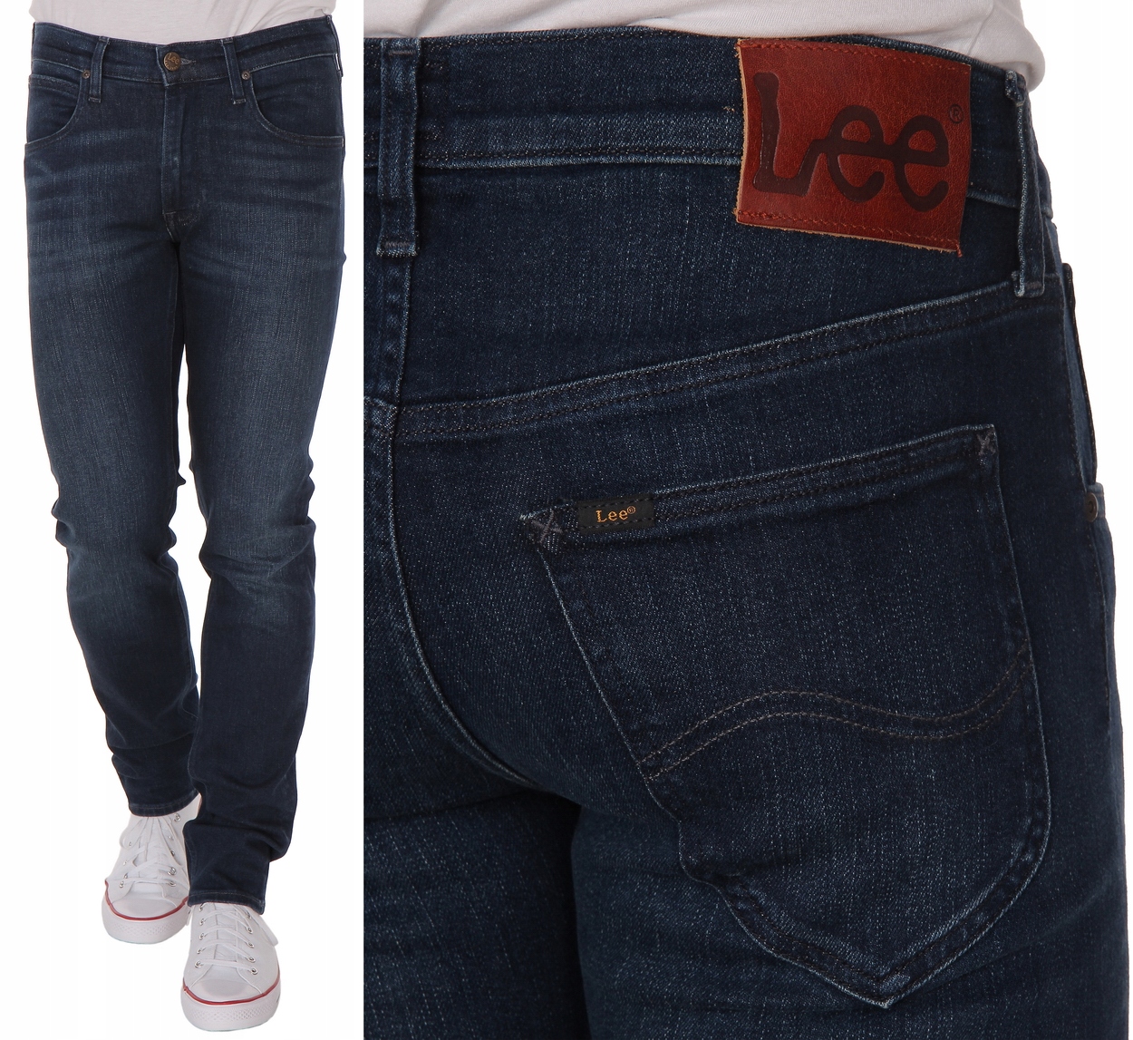 

Lee daren zip fly dark used Jeansy Rurki W29 L34