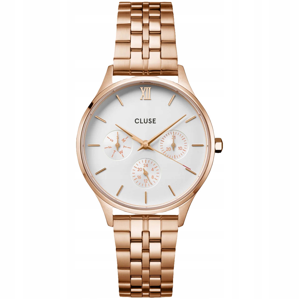 Dámské hodinky Cluse CW10702 růžové zlato