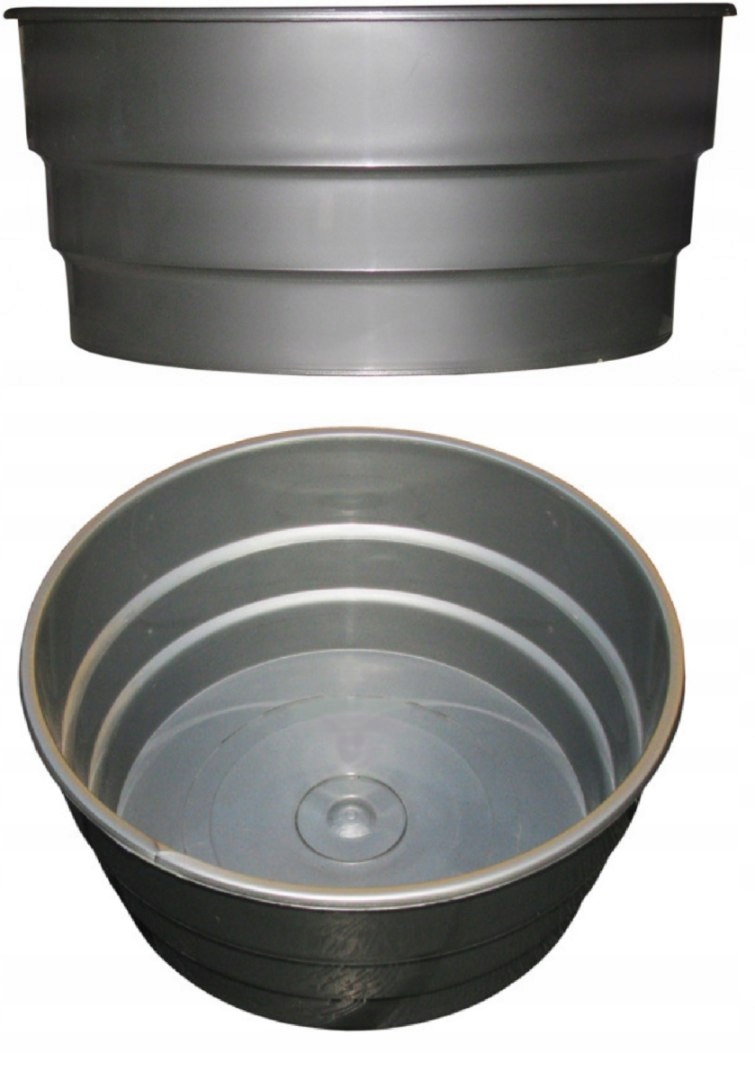 miska stroik 19cm srebrna — 3