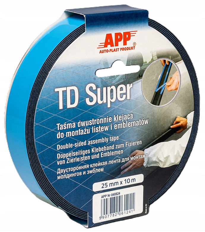 APP TD Super Taśma dwustronnie klejąca 25mm x 10m