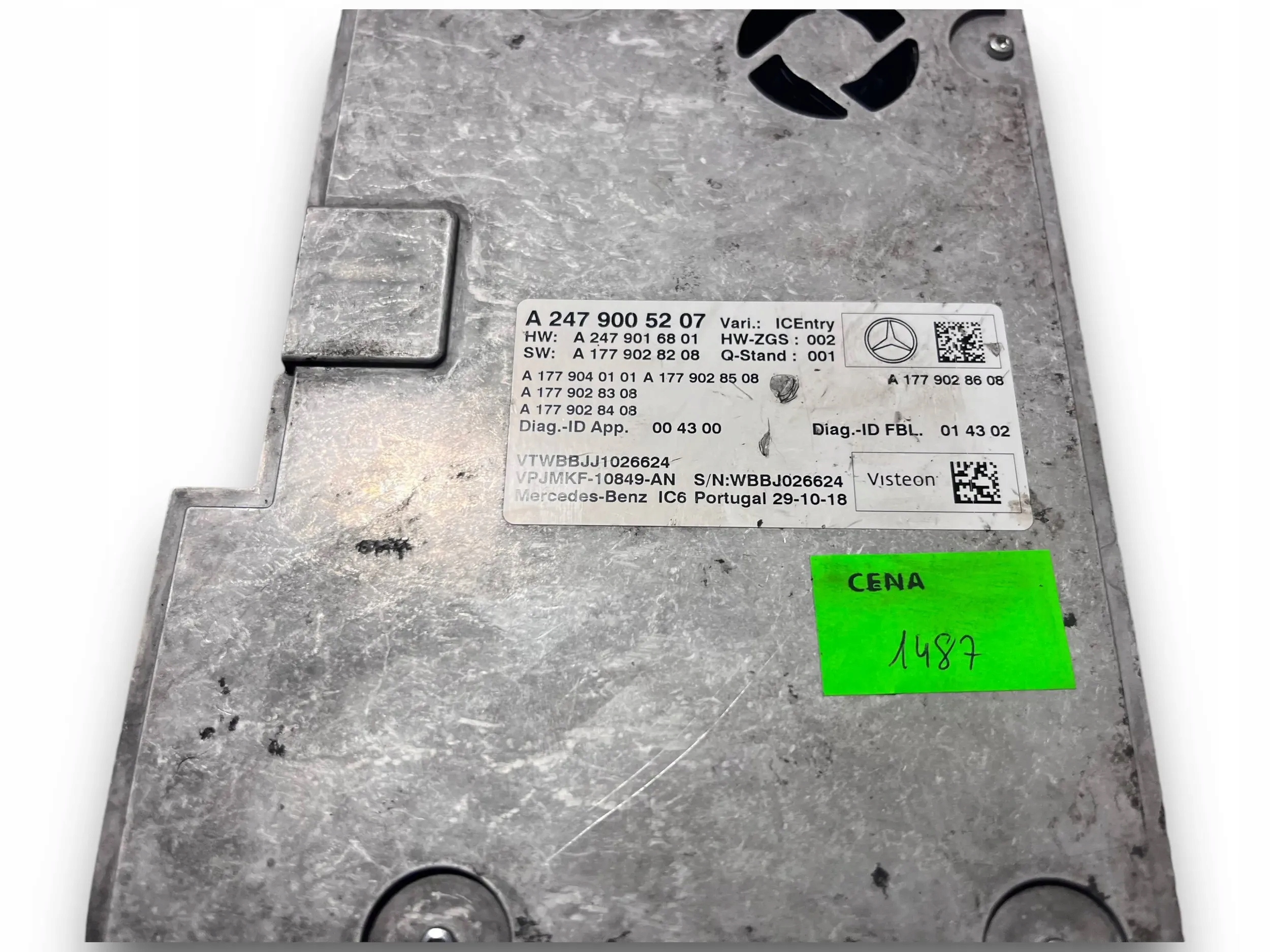 MERCEDES W247 Bedienteil modul des Kombiinstruments 2479005207 @M