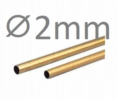 

Rurka mosiężna O 2,0/1,1x1000 mm