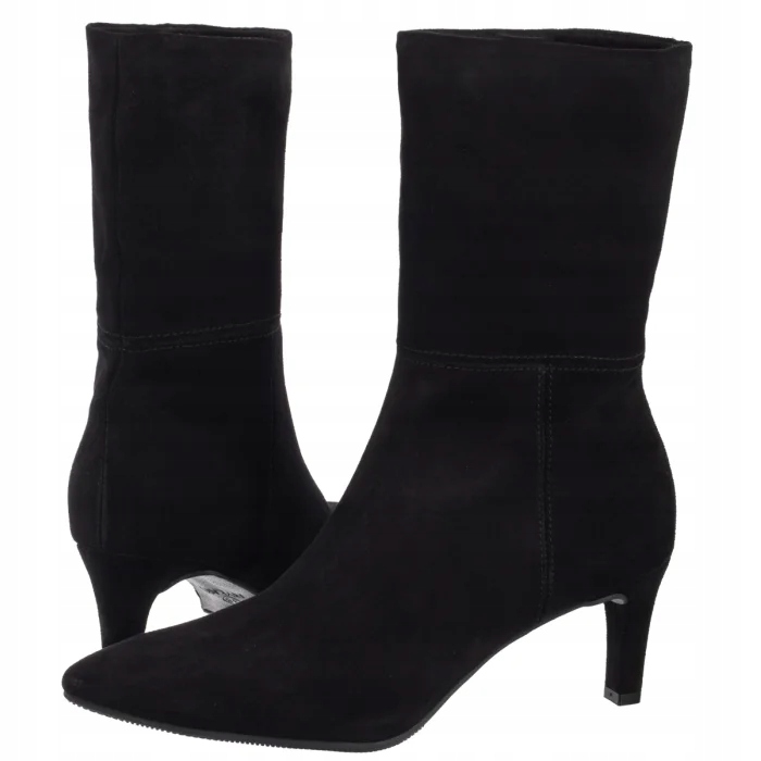 Dámské Boty Kotníkové Kotníkové Boty na Podpatku Ryłko Černé Semišové B6VK8___ _YZ1